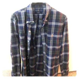 Men’s long sleeve button down Polo